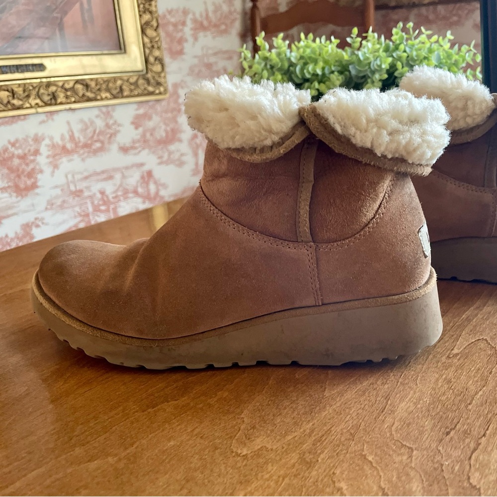 Ugg Cropped Shearling Booties